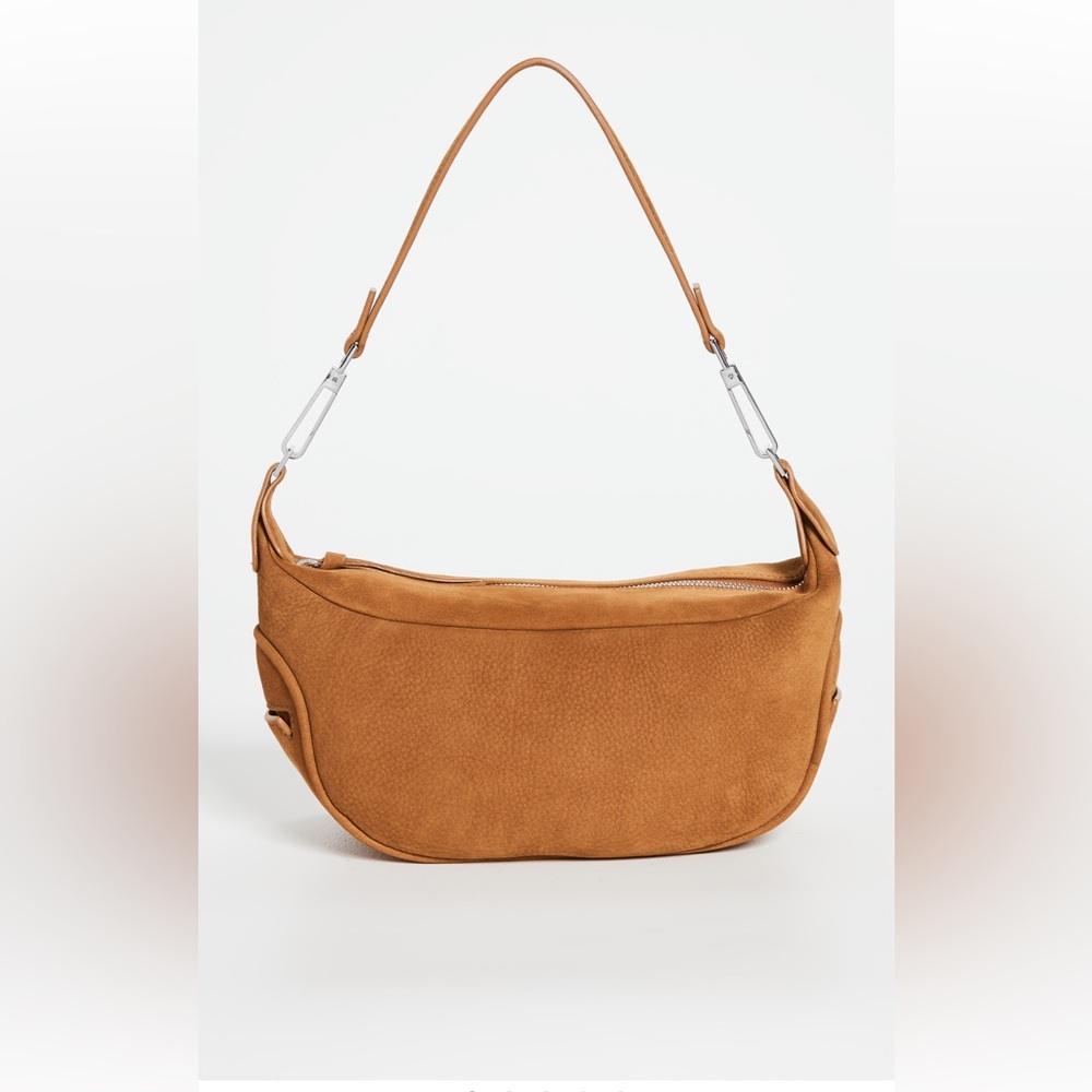 BY FAR Ami Brandy Nubuck Leather Bag New